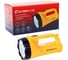 Аккумуляторный фонарь 220В, желтый, 9LED, 2 режима, SLA, пластик Ultraflash LED3816SM 12859 1