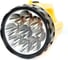 Аккумуляторный фонарь 220В, желтый, 9LED, 2 режима, SLA, пластик Ultraflash LED3816SM 12859 5