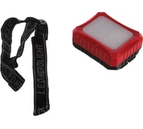 Налобный фонарь, красный+черный, 12LED, 1 режим, 3xR6, пластик Ultraflash LED5373 12417