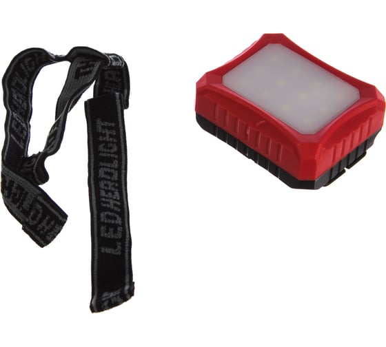 Налобный фонарь, красный+черный, 12LED, 1 режим, 3xR6, пластик Ultraflash LED5373 12417 1