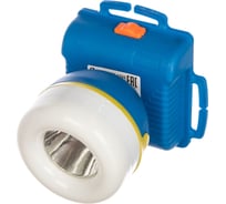 Налобный фонарь, синий, 1+8LED, 2 режима, 3XR6, пластик Ultraflash 923-TH 12854
