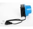 Налобный аккумуляторный фонарь, 220В, голубой, 0.4Вт LED, 1 режим, пластик Ultraflash LED5374 12427 9
