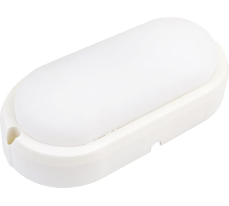 Влагозащищённый светильник LED, 8Вт, IP54, 220В, овал Ultraflash LBF-0408 C01 13106