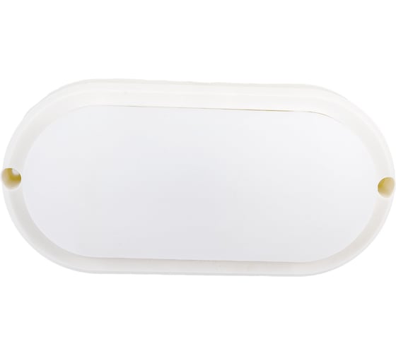 Влагозащищённый светильник LED, 8Вт, IP54, 220В, овал Ultraflash LBF-0408 C01 13106