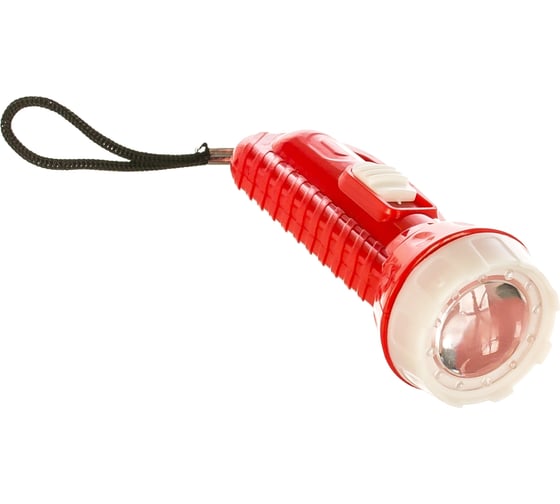 Фонарь, красный, 1LED, линза, 1 режим, 3xAG10, пластик Ultraflash 920-TH 12858