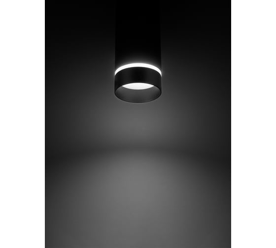 Потолочный накладной светильник-спот TDM LED, 7 Вт, 230 В, 50 Гц, 4000К, IP20, "Вероника", черный, SQ0356-0419