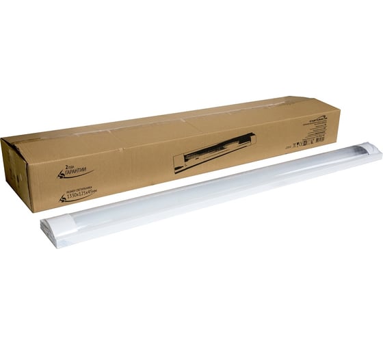 Светильник под LED лампу Сириус А 2x20Вт G13 LU 1330x125x45мм IP40 LU-1200-2x20W-Base-PR