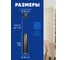 Потолочный светильник FERON ml1888 PRISM на подвесе mr16 35w, 230v, чёрный 55x200, 48670 5