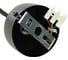 Потолочный светильник FERON ml1888 PRISM на подвесе mr16 35w, 230v, чёрный, золото 55x200, 48669 11