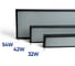 Светодиодный линейный светильник Feron .one al4030 ip20 42w 6500k, рассеиватель матовый в стальном корпусе, черный 1200x35x100мм, 48537 7
