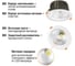 Светильник потолочный встраиваемый светодиодный "Даунлайт" LED DCL-01-050 50 Вт, 4000 К, 80 Ra, IP20, прозрачный рассеиватель TDM ELECTRIC SQ0369-0408 6