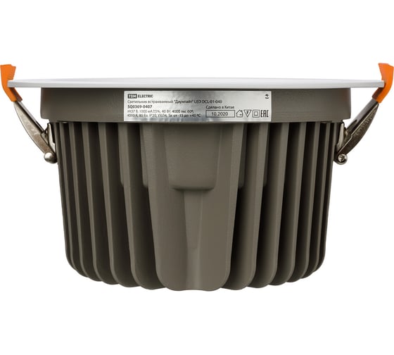 Встраиваемый светильник TDM Даунлайт LED DCL-01-040 40 Вт, 4000 К, 80 Ra, IP20, прозрачный расс., SQ0369-0407