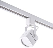 Трековый однофазный светильник truEnergy под лампу GU10, 60x150мм, металл, IP20, квадрат, белый 21106