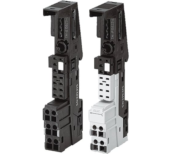 Терминальный модуль Siemens SIMATIC DP, ET 200S, TM-E15S24-01 для установки электронного модуля, ширина 15 мм, 2x4 контакта с винтовыми зажимами, без подключения К AUX1, сквозная 6ES7193-4CB20-0AA0 1