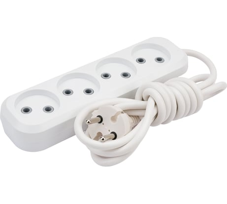 Сетевой удлинитель ПЕРЕСВЕТ+ Р/С-4 шнур ПВС 2*1- 2м 4620003921568