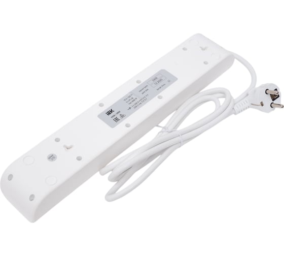 Удлинитель IEK Modern у05в с/з 2м 3x1мм2 16а/250в usbх4 бел. WYP12-16-05-02-ZKU-K01