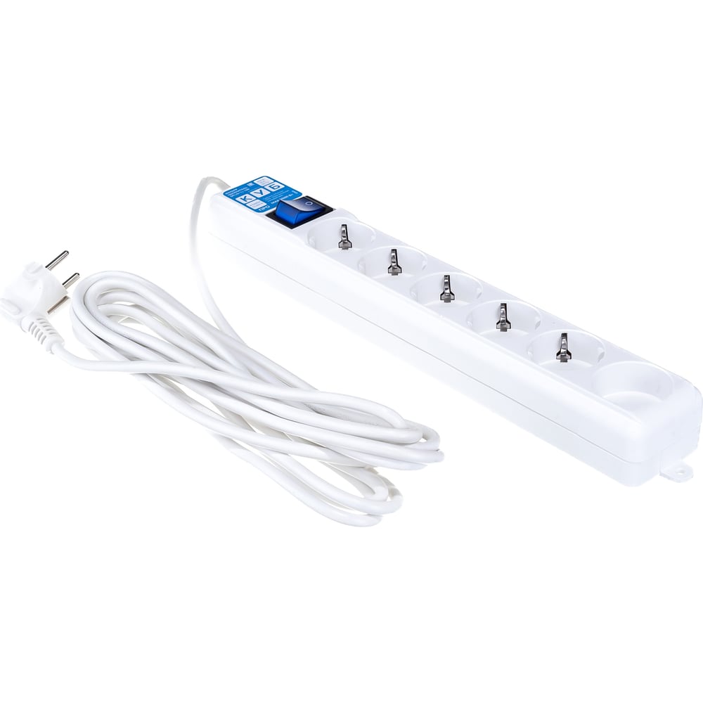 Фильтр-удлинитель Power Cubе PC PRO, 5м, 6р LC контур, 16А/3,5 кВт SPL ...