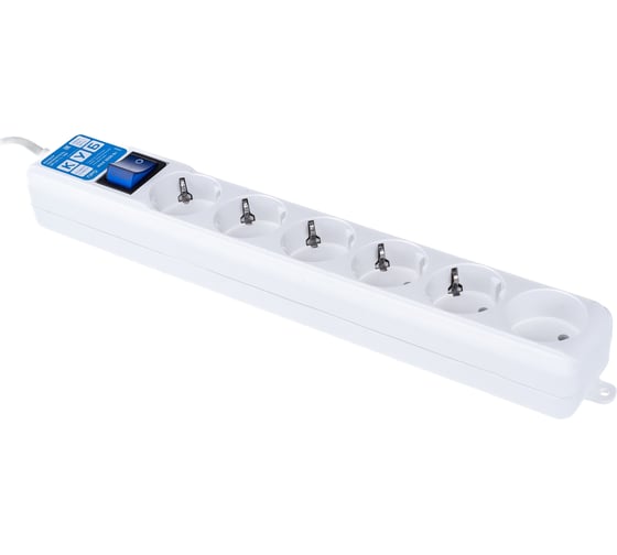 Фильтр-удлинитель Power Cubе PC PRO, 5м, 6р LC контур, 16А/3,5 кВт SPL(5+1)-16B-P-5М