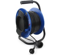 Силовой удлинитель на катушке Power Cube 6 А/1,3 кВт, 20 м, 1 розетка б/з PC-L1-K-20