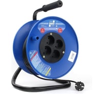 Силовой удлинитель на катушке Power Cube 6 А/1,3 кВт, 20 м, 4 розетки с/з PC-L4-K-20