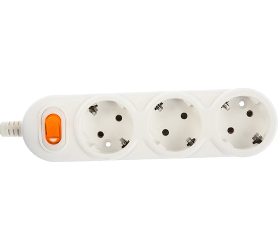 Удлинитель Power Cube PC 5м 3р с/з, с выкл. 16А/3,5кВт PC-Y-6-3S-5