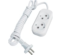 Удлинитель EKF Эксперт 2 гнезда шнур 10м 10А/2.2кВт без заземления ПВС 2х1 UBA10-210-2-10