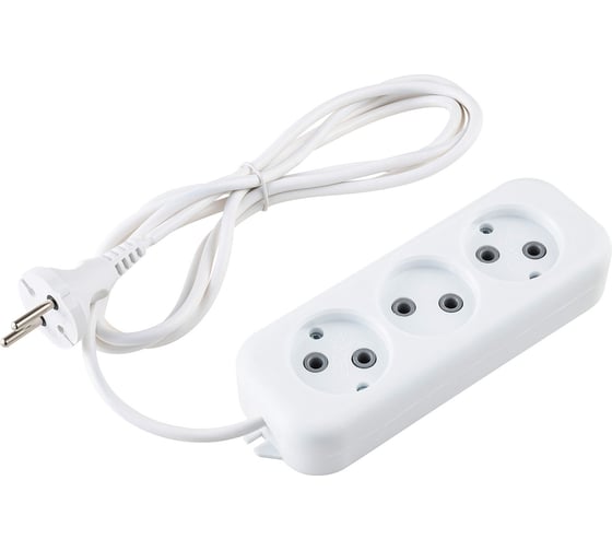 Бытовой удлинитель duwi 3 гнезда, 1,5 м, 32030 2
