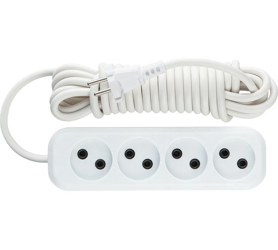 Бытовой удлинитель duwi 4 гнезда, 5 м, 32037 1