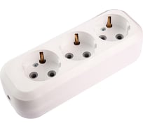 Розеточная колодка duwi 3 гнезда c/з 16A 28634 9