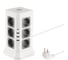 Сетевой фильтр башня idealim 12 розеток, 3 usb, 1typeC, шнур 2 метра Tower-12r-3usb-1typeC-2M-white 1