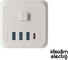 Куб idealim белый Cube-3r-3usb-1typeC-white 2