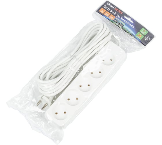 Удлинитель Uniel S-CU4-5 WHITE UL-00009989