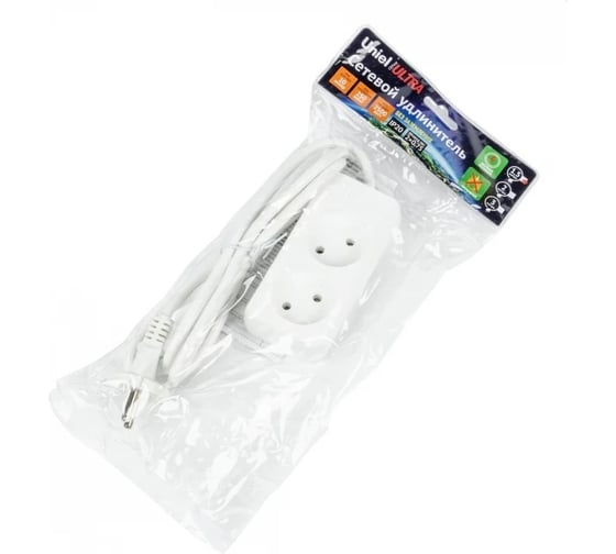 Удлинитель Uniel S-CU2-1,5 WHITE UL-00009975