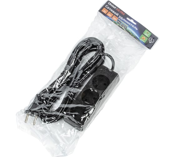 Удлинитель Uniel S-CU3-5 BLACK UL-00009985