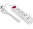 Удлинитель REXANT STANDARD 3 гнезда, 3х1,0мм2, с/з, с выключателем, 2 USB, 1,5м, белый 13-4015 5