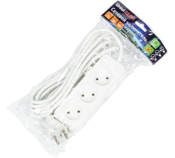Удлинитель Uniel S-CU3-3 WHITE UL-00009982