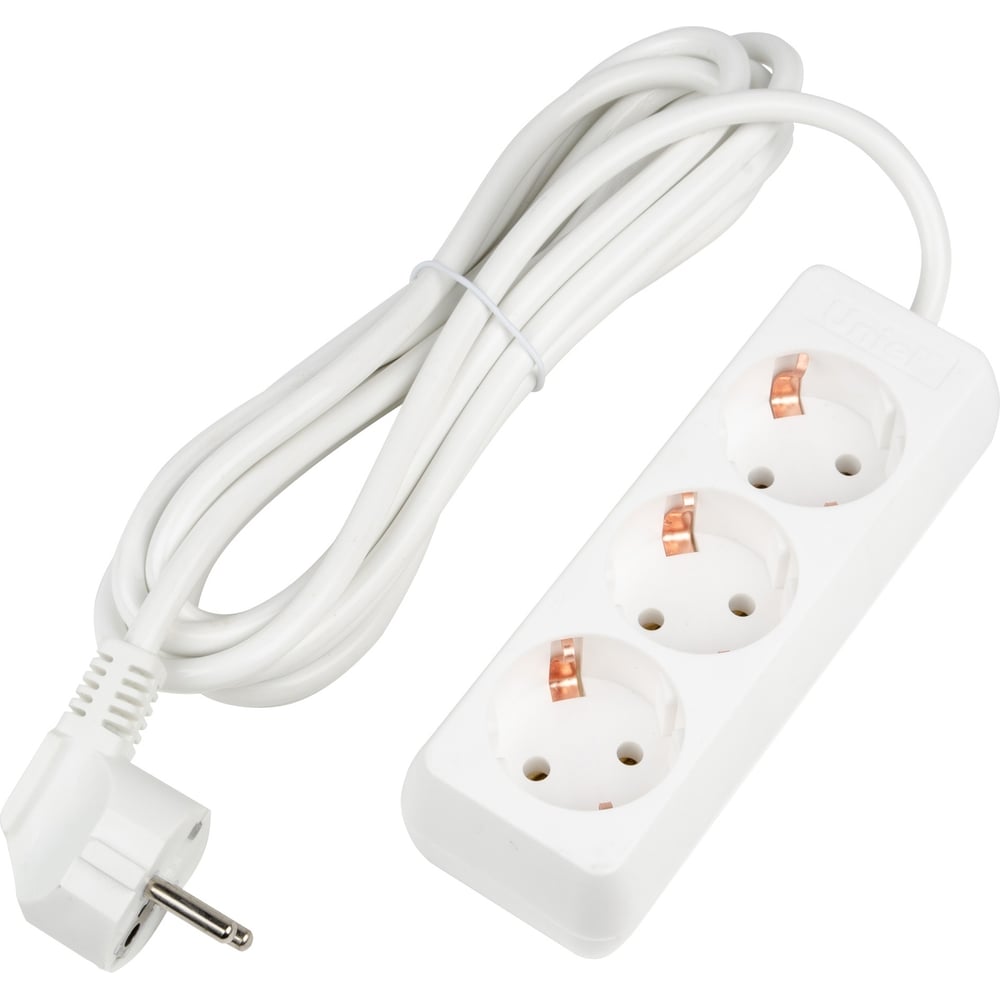 Удлинитель Uniel S-GCU3-3 WHITE UL-00010001 - выгодная цена, отзывы ...