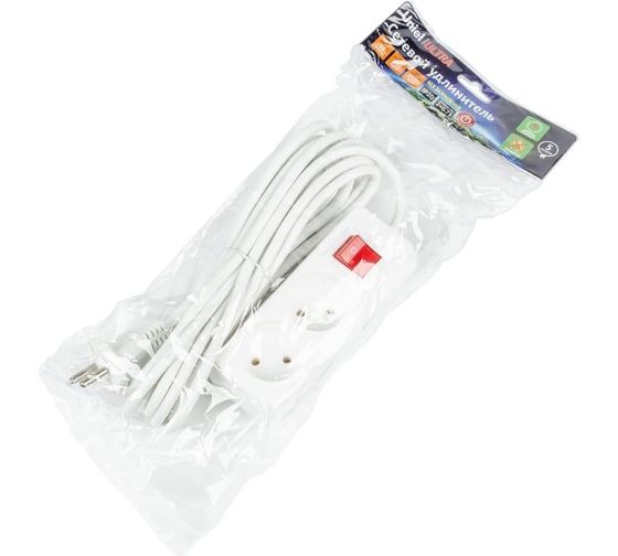 Удлинитель Uniel S-CU2-5B WHITE UL-00009993