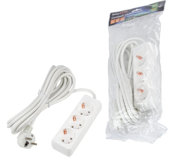 Удлинитель Uniel S-GCU3-5 WHITE UL-00010002