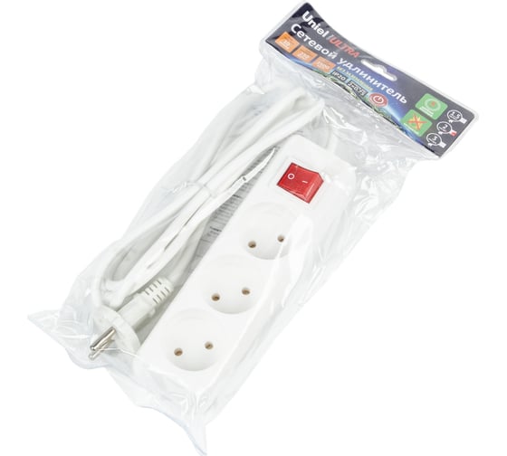 Удлинитель Uniel S-CU3-2B WHITE UL-00009994