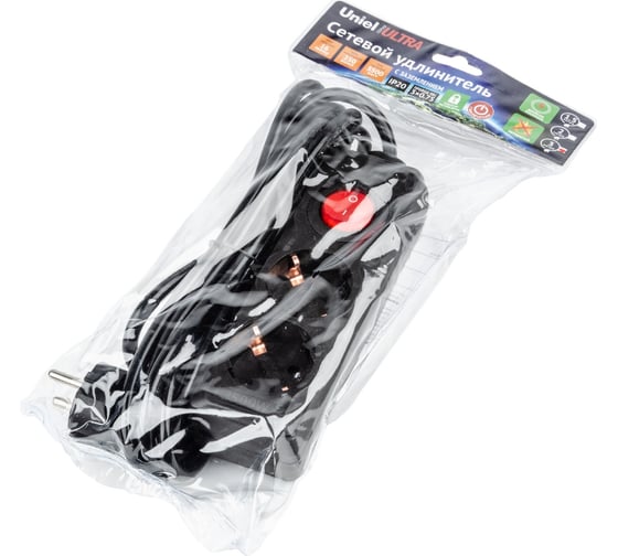 Удлинитель Uniel S-GCU2-3B BLACK UL-00010011