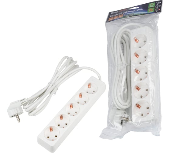 Удлинитель Uniel S-GCU5-3 WHITE UL-00010008