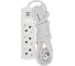 Удлинитель ПРЕМИУМ 3 гнезда, 3x1,5мм2, с/з, 2 USB-разъема, 5 м REXANT белый 13-4111 4