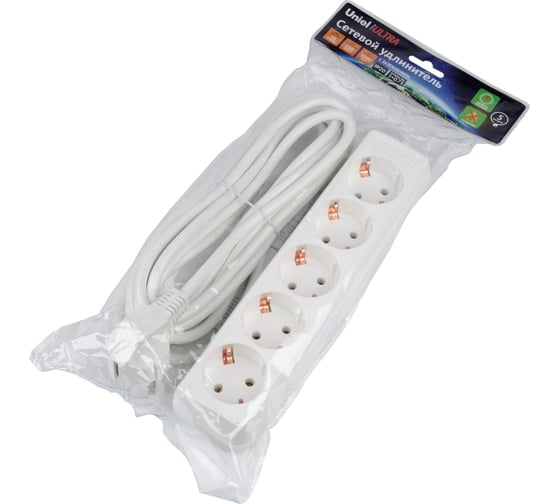 Удлинитель Uniel S-GCU5-5 WHITE UL-00010009