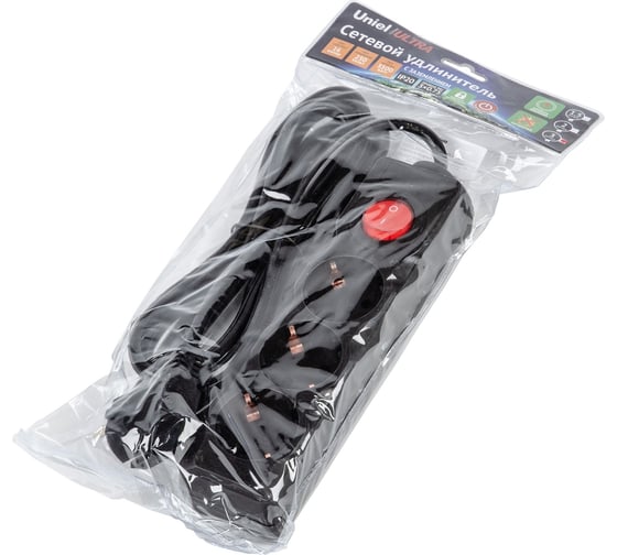 Удлинитель Uniel S-GCU3-3B BLACK UL-00010017