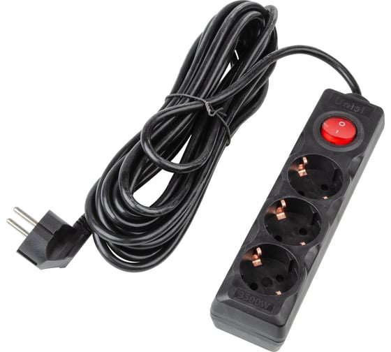 Удлинитель Uniel S-GCU3-7B BLACK UL-00010020 1