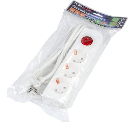 Удлинитель Uniel S-GCU3-1,5B WHITE UL-00010013