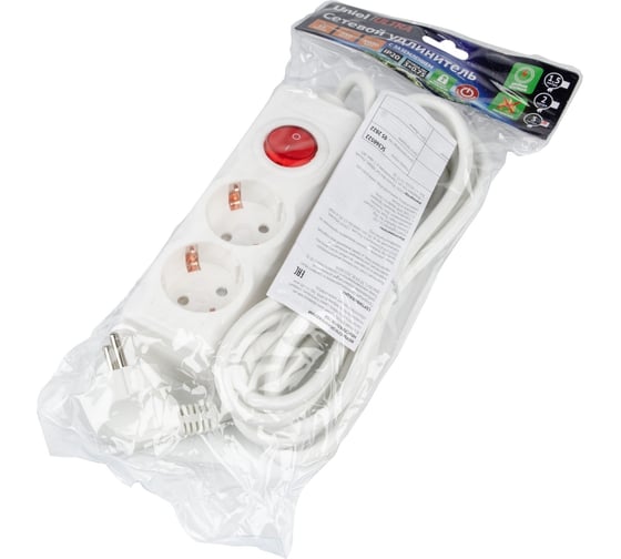 Удлинитель Uniel S-GCU2-3B WHITE UL-00010010