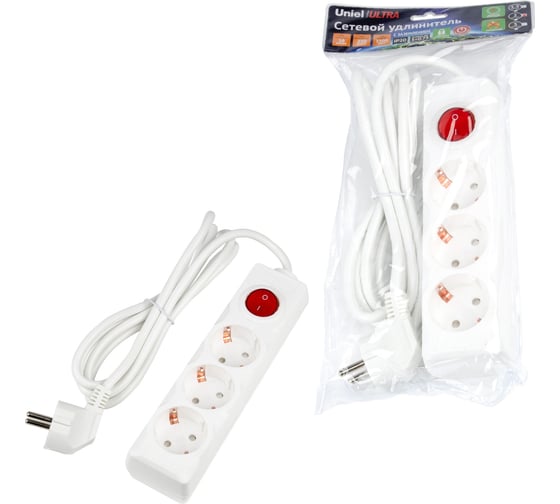 Удлинитель Uniel S-GCU3-2B WHITE UL-00010015