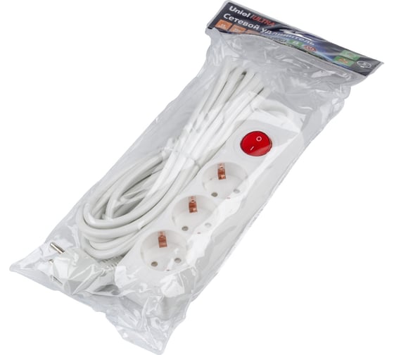 Удлинитель Uniel S-GCU3-5B WHITE UL-00010018